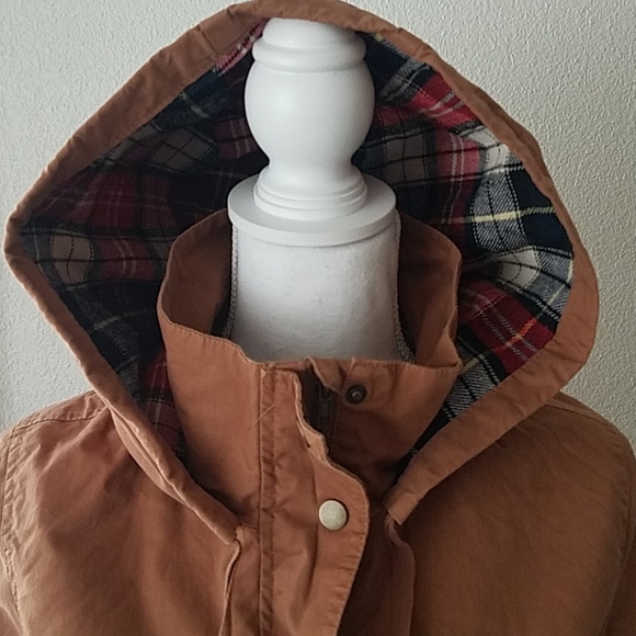 Love Tree Brown Hooded Jacket - Picture 2 of 10